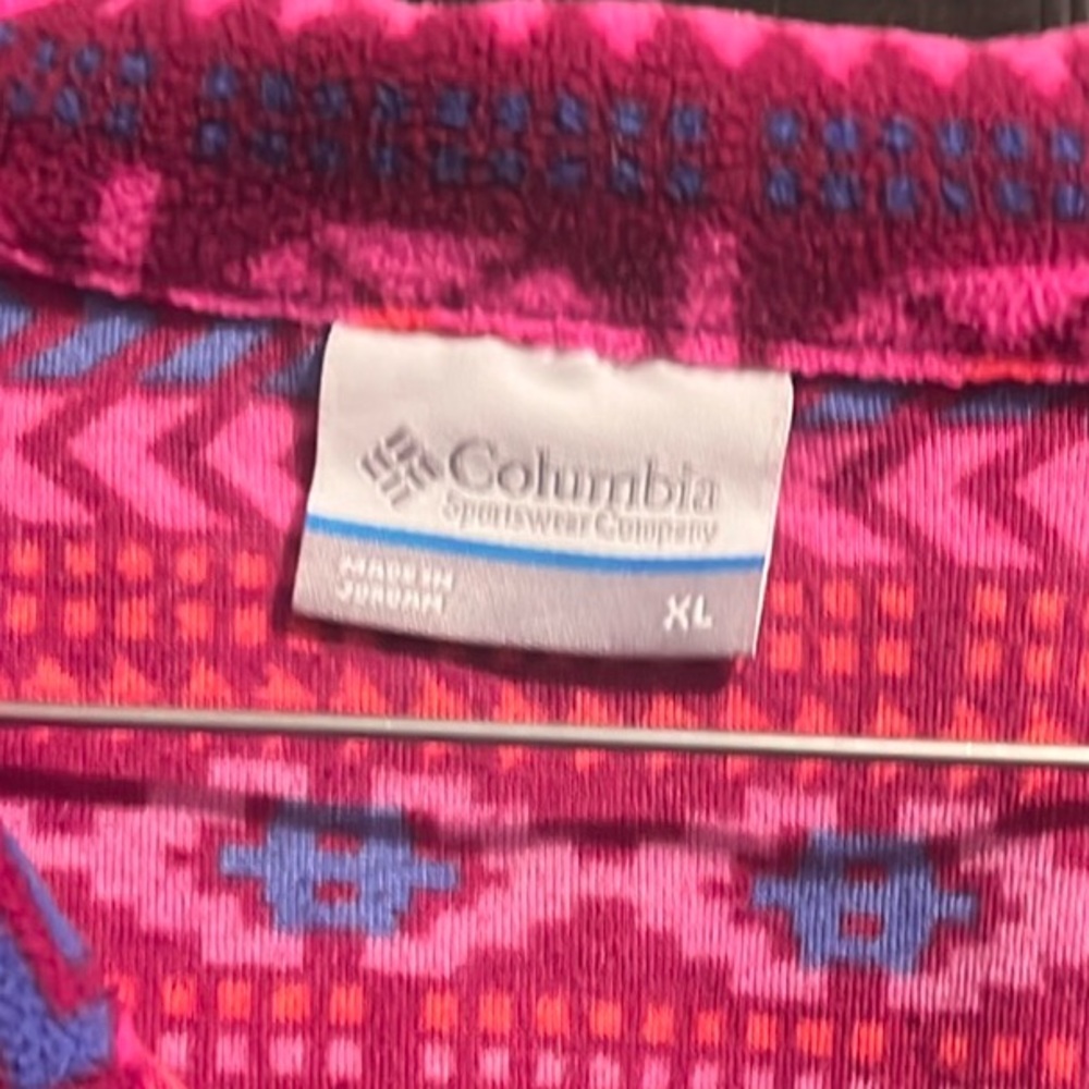 Columbia Aztec fleece pullover youth XL
